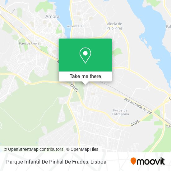 Parque Infantil De Pinhal De Frades mapa