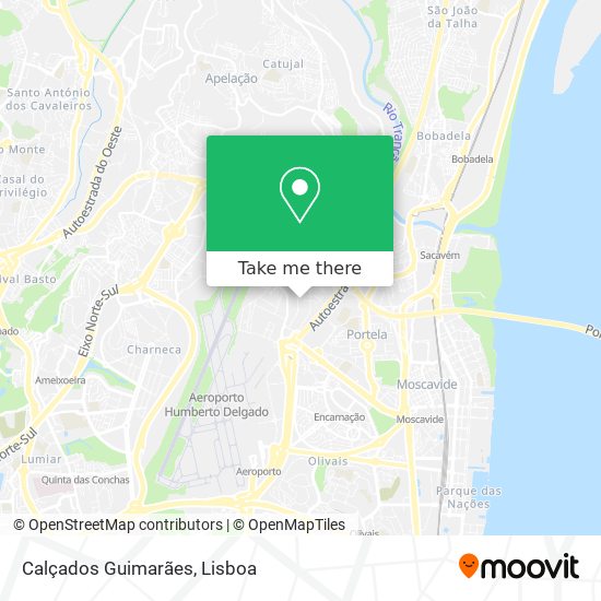Calçados Guimarães mapa