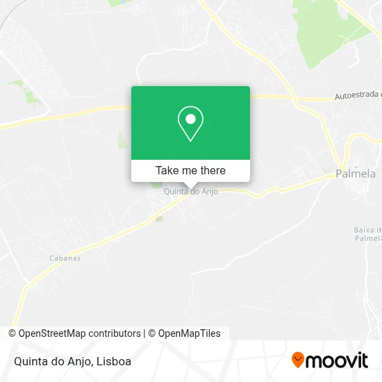 Quinta do Anjo map