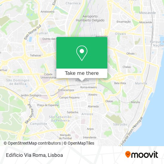 Edifício Via Roma mapa