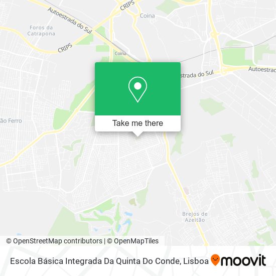 Escola Básica Integrada Da Quinta Do Conde map