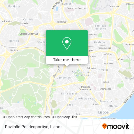 Pavilhão Polidesportivo map