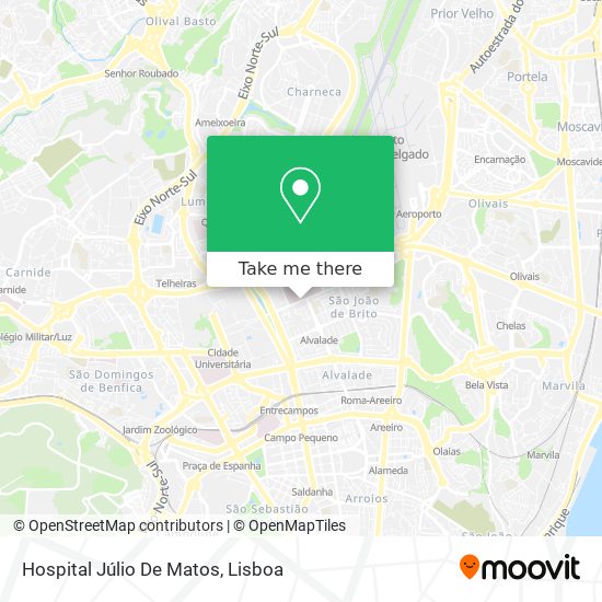 Hospital Júlio De Matos map