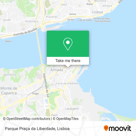 Parque Praça da Liberdade map