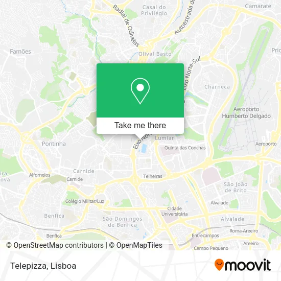 Telepizza map
