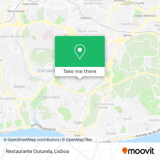 Restaurante Outurela map