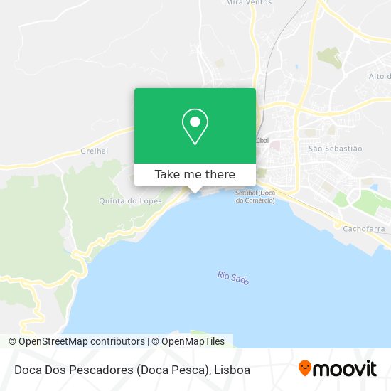 Doca Dos Pescadores (Doca Pesca) mapa