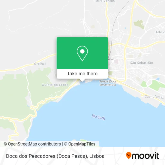 Doca dos Pescadores (Doca Pesca) map