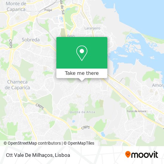 Ctt Vale De Milhaços map