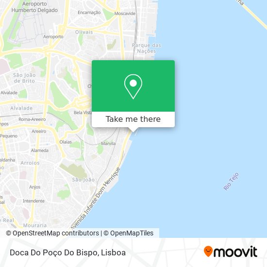 Doca Do Poço Do Bispo map