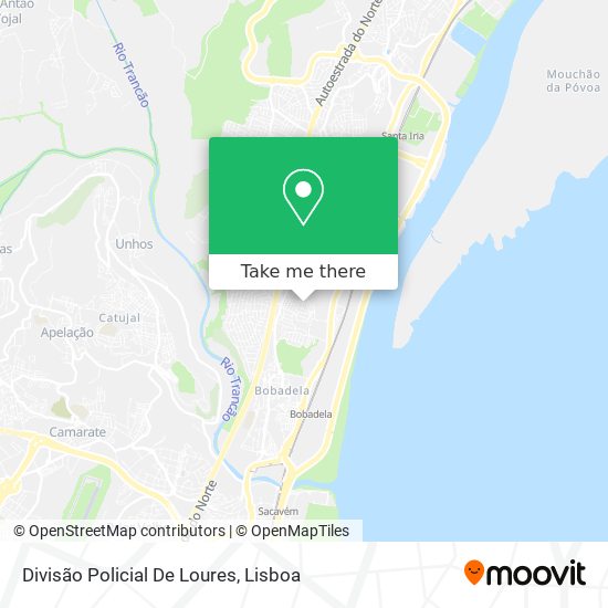 Divisão Policial De Loures mapa