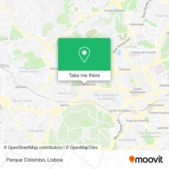 Parque Colombo mapa