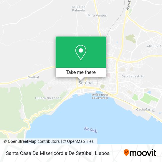 Santa Casa Da Misericórdia De Setúbal mapa