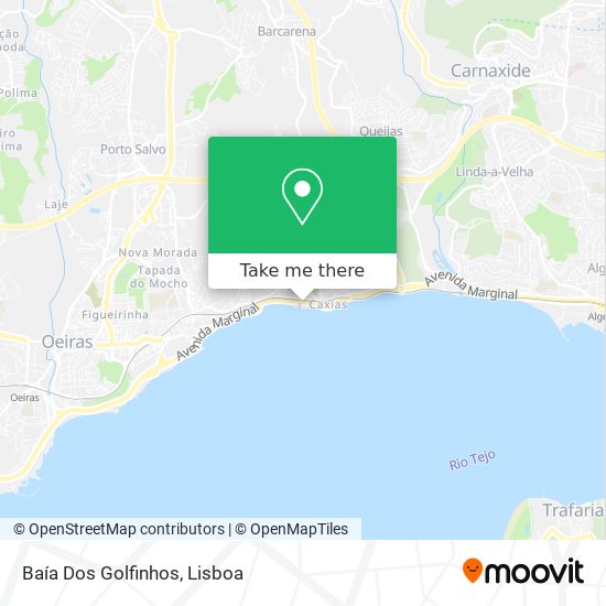 Baía Dos Golfinhos mapa