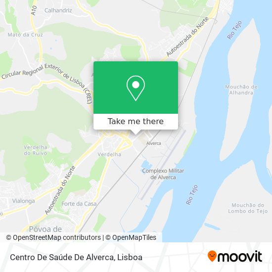 Centro De Saúde De Alverca map