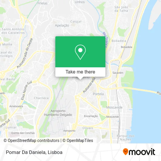 Pomar Da Daniela map