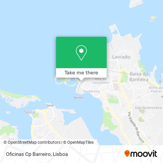 Oficinas Cp Barreiro mapa