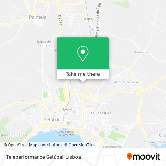 Teleperformance Setúbal map