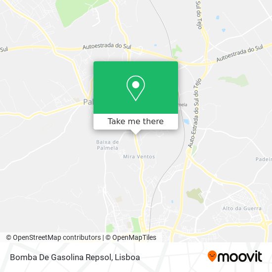 Bomba De Gasolina Repsol map