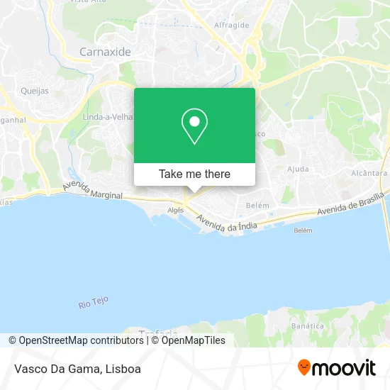 Vasco Da Gama map