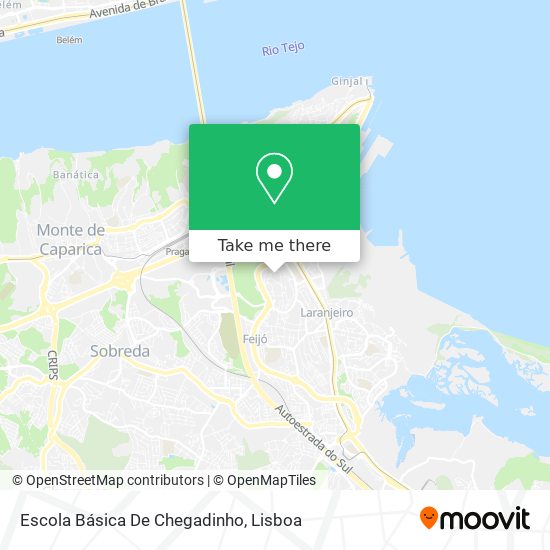Escola Básica De Chegadinho mapa