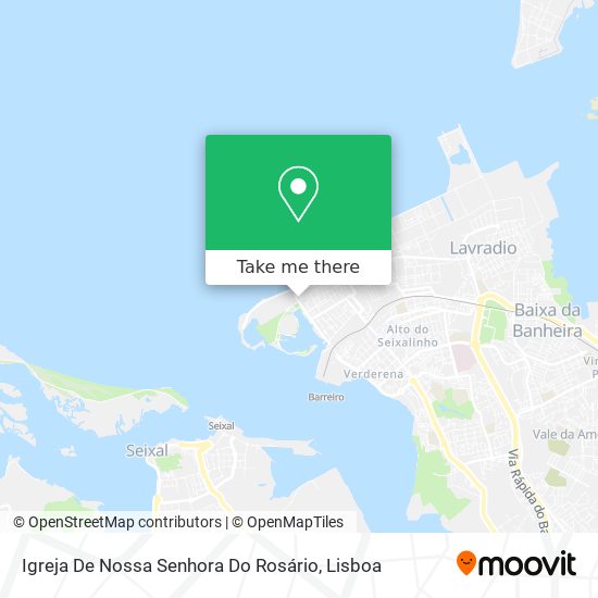 Igreja De Nossa Senhora Do Rosário mapa