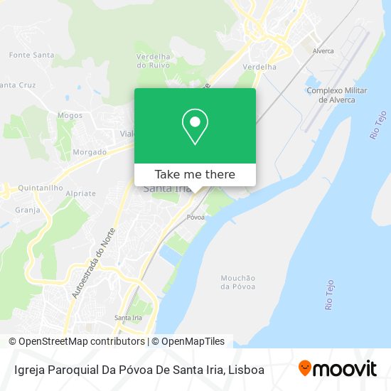 Igreja Paroquial Da Póvoa De Santa Iria map