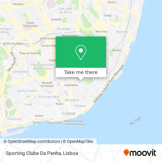 Sporting Clube Da Penha map