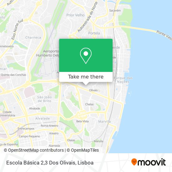 Escola Básica 2,3 Dos Olivais map