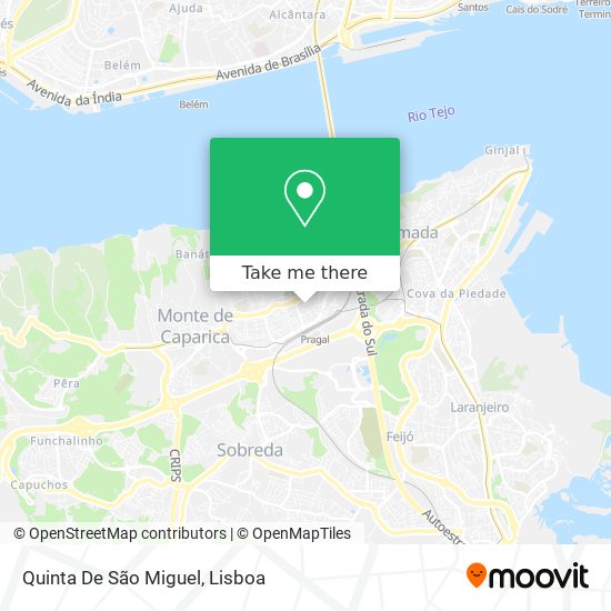 Quinta De São Miguel map