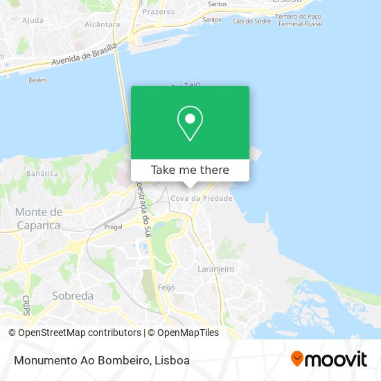 Monumento Ao Bombeiro map