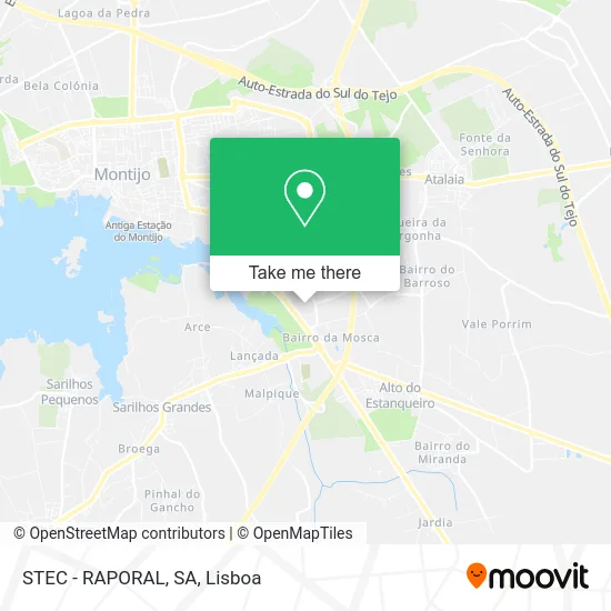 STEC - RAPORAL, SA map