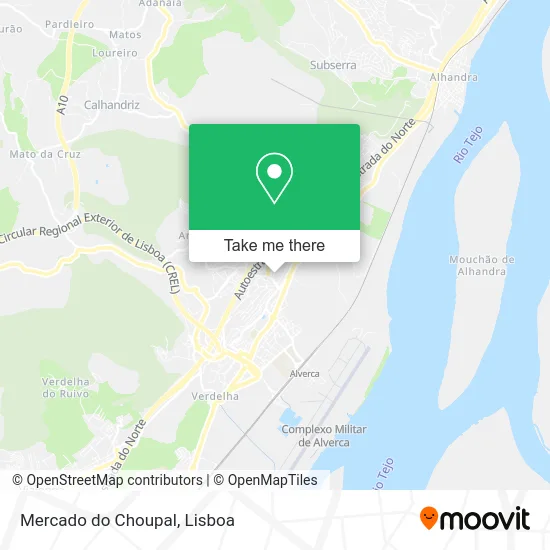 Mercado do Choupal map