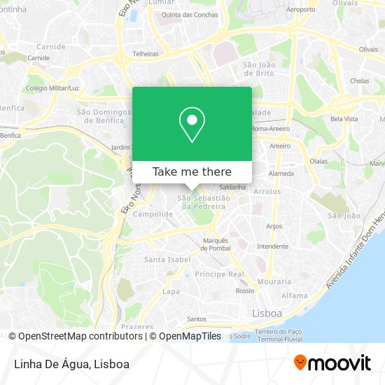 Linha De Água map