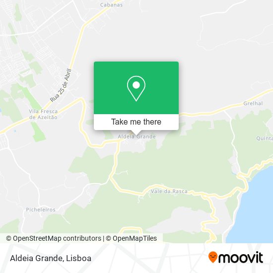 Aldeia Grande mapa