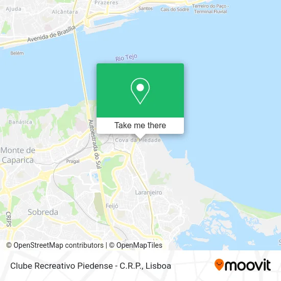 Clube Recreativo Piedense - C.R.P. map
