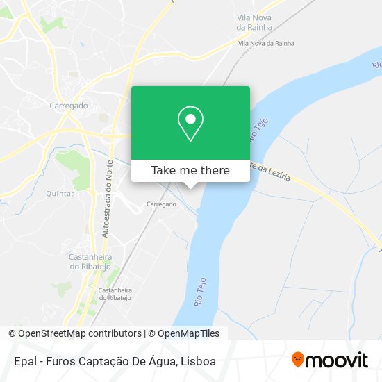Epal - Furos Captação De Água mapa