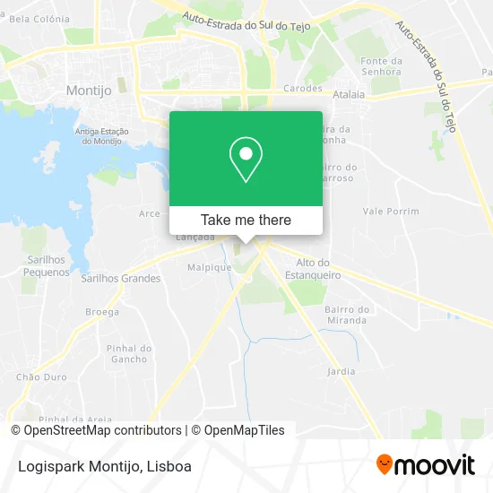 Logispark Montijo map