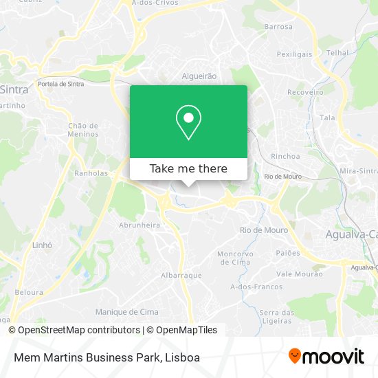 Mem Martins Business Park mapa