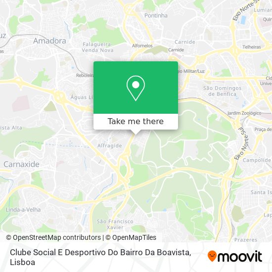 Clube Social E Desportivo Do Bairro Da Boavista map