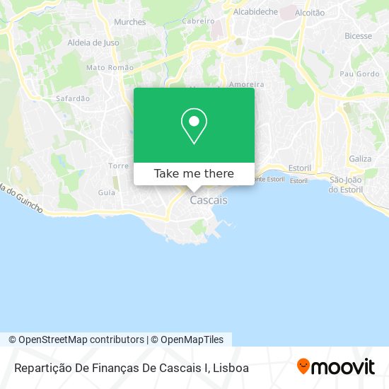 Repartição De Finanças De Cascais I mapa