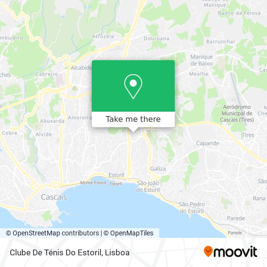 Clube De Ténis Do Estoril map