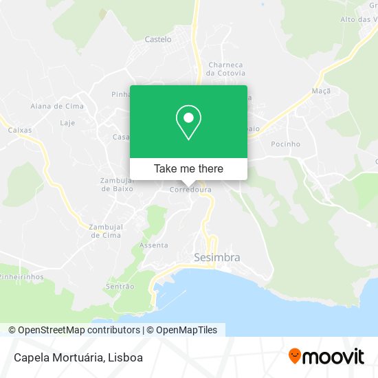 Capela Mortuária map