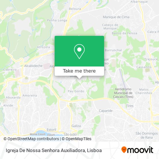 Igreja De Nossa Senhora Auxiliadora mapa