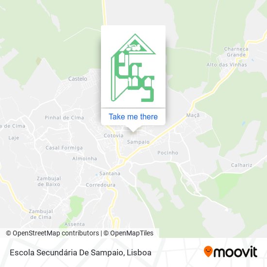 Escola Secundária De Sampaio map