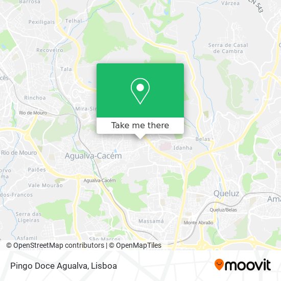 Pingo Doce Agualva map