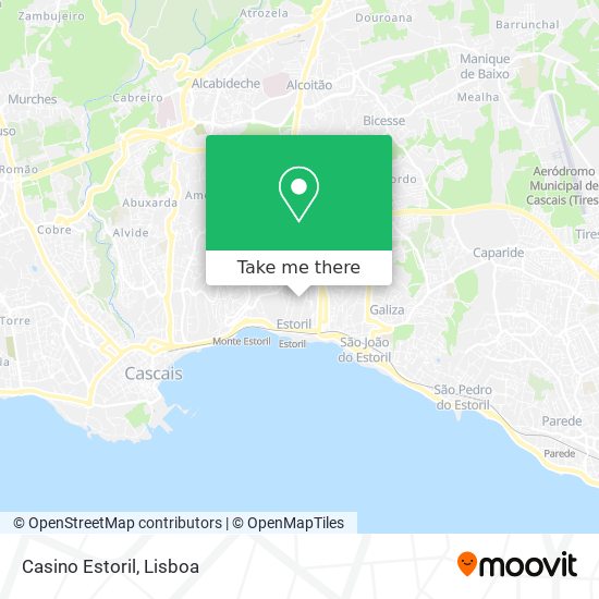 Casino Estoril map