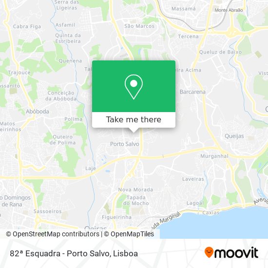 82ª Esquadra - Porto Salvo map