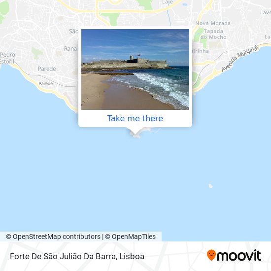 Forte De São Julião Da Barra map