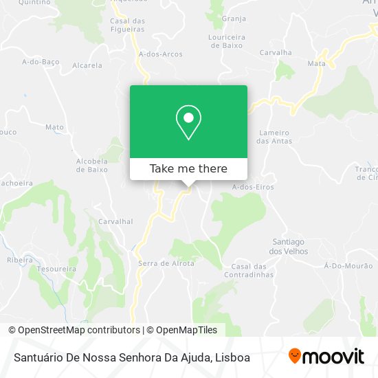 Santuário De Nossa Senhora Da Ajuda mapa